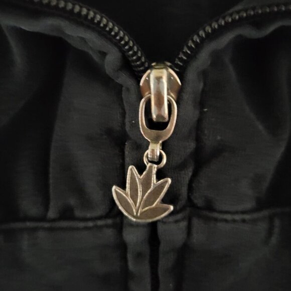 Vintage B.U.M. Equipment Women's Sweatshirt Size L Black Full Zip - Picture 5 of 5